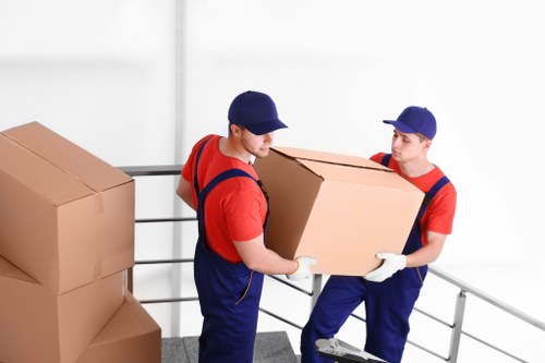 Fragile items prepared for Forestdale flat removals