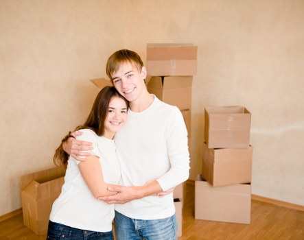 Packing boxes for a flat move in Forestdale