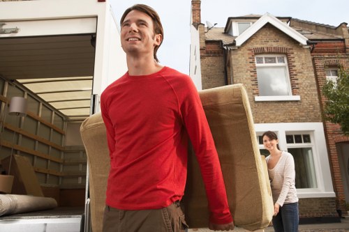 House removals planning in Forestdale with moving boxes